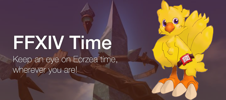 FFXIV Time artwork from the current Rebble listing