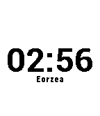 FFXIV Time showing Eorzea time on its own